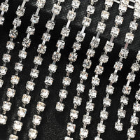 Rhinestone Fringe Tassel Ankle Chains