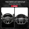 2x Carbon Fiber Universal Car Steering Wheel Cover 38cm 15inch Steering Wheel Booster Anti-skid Car Decoration Auto Accessories