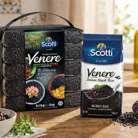 Riso Scotti Venere Black Italian Rice – Bulk (5 x 1 kg / 11 lb)
