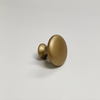 Capri Brushed Gold Cup Drawer Pull, Ring Pull or Round Cabinet Knob Euro • Knobs