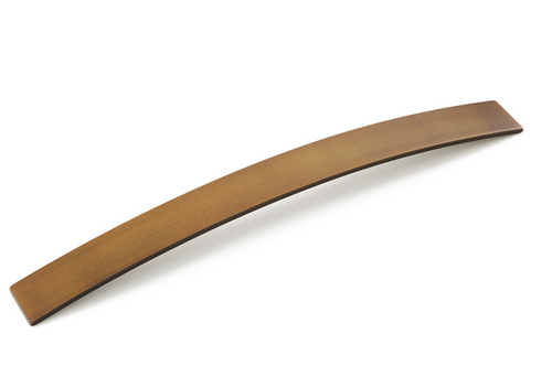 Distressed Bronze Drawer Pulls "Armand" Square Knobs and Curved Handles Euro • Knobs