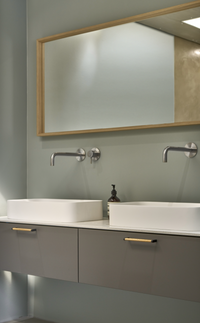 Black and Oak Wood "Crossing" Cabinet Knob and Drawer Handles Euro • Knobs