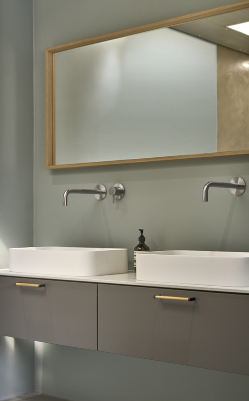 Black and Oak Wood "Crossing" Cabinet Knob and Drawer Handles Euro • Knobs