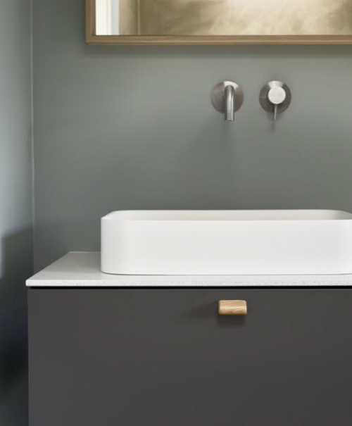 Lacquered Oak "Glove" Wood Drawer Handles Euro • Knobs