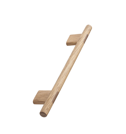 Lacquered Oak "Join" Wood Cabinet Knobs and Drawer Handles Euro • Knobs