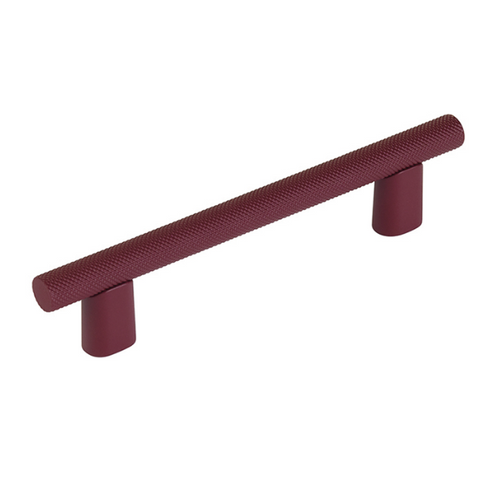 Knurled "Karl" Crimson Cabinet Knobs and Drawer Pulls