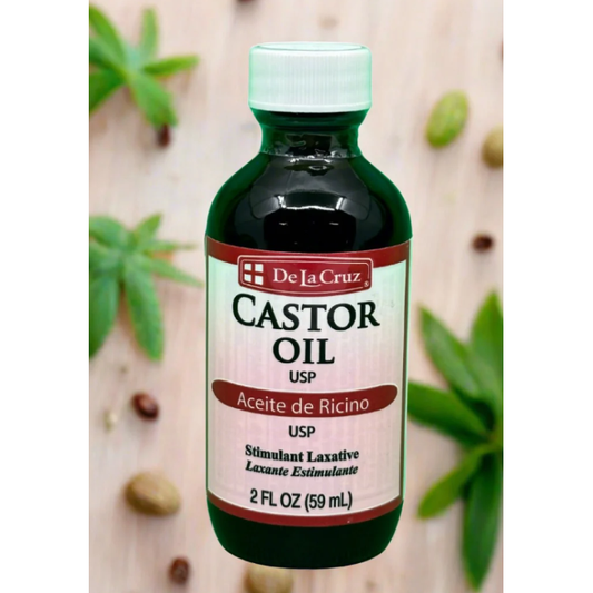 De La Cruz Castor Oil, Pure For Hair & Skin - 2 Fl Oz