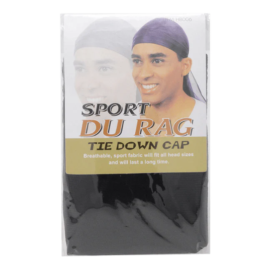 Sport Mens Du Rag Tie Down Cap