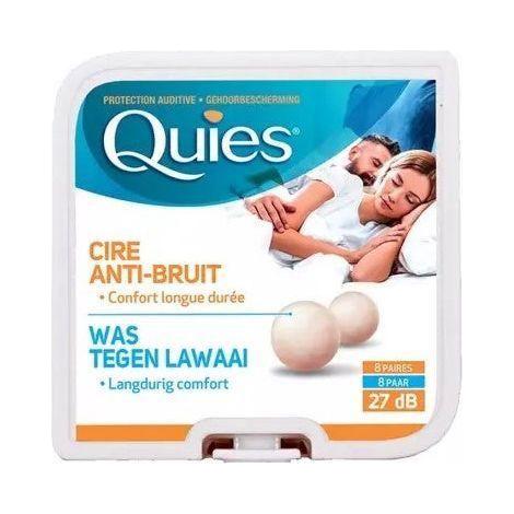Quies Anti Noise Wax Earplugs 27 db  - 8 pairs