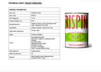Famiglia Crispino Italian Whole Peeled Tomatoes — Calabrian Grown