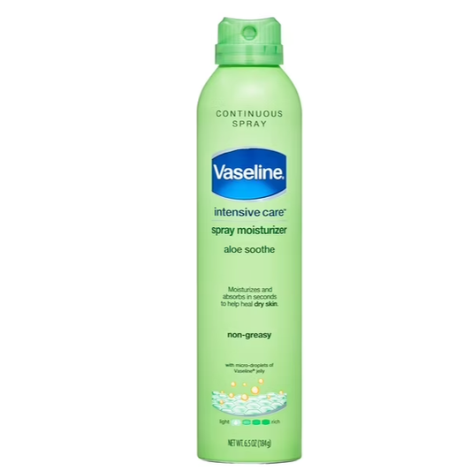 Vaseline® Intensive Care™ Aloe Soothe Spray Moisturizer, 6.5 oz