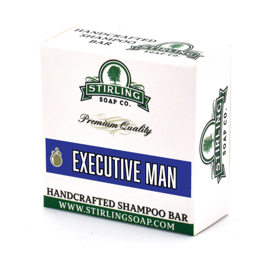 Stirling Soap Co. Executive Man Shampoo Bar 3.8 Oz
