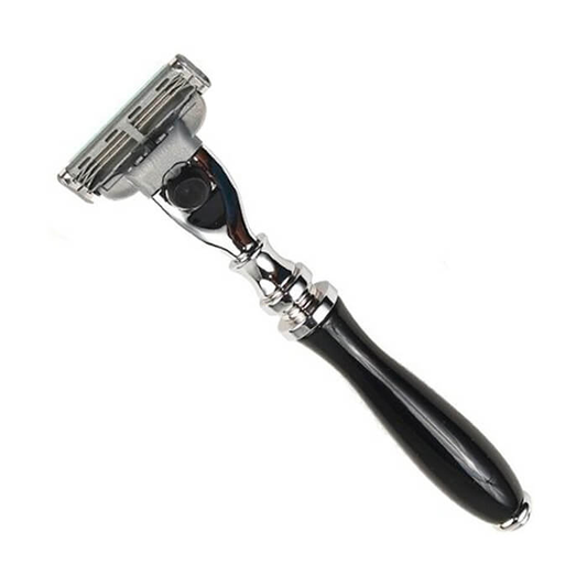 Parker 111B-M3 Black Resin Handle Safety Razor
