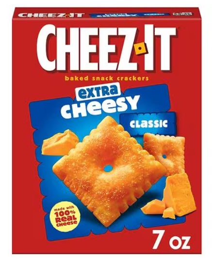 Cheez-It Baked Snack Crackers – Original Cheese – 7 oz