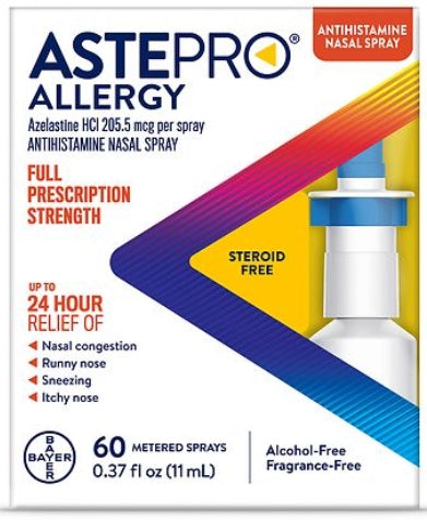 Astepro Allergy Antihistamine Nasal Spray – 24-Hour Relief – 0.37 fl oz