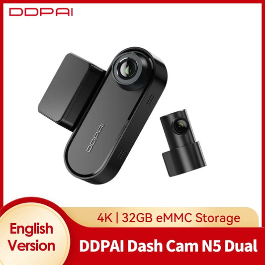 DDPAI N5 Dual Front and Rear 4K Ultra HD Resolution  Dash Camera