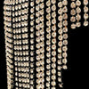 Rhinestone Fringe Headpiece