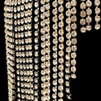 Rhinestone Fringe Headpiece