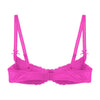 Lace Underwire Half-Cup Push-Up Bra