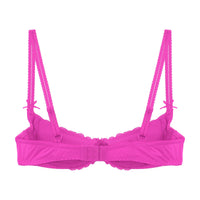 Lace Underwire Half-Cup Push-Up Bra