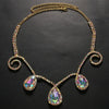 Rhinestone Drop Head Chain Headpiece