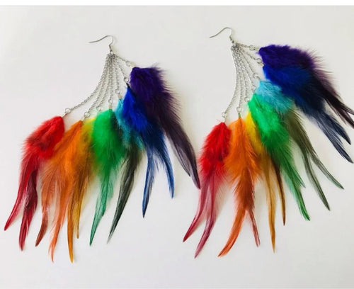 Natural Rooster Craft Feathers Bulk Pack
