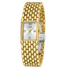 Women's Gold Rectangular Watch Stainless Steel Bracelet