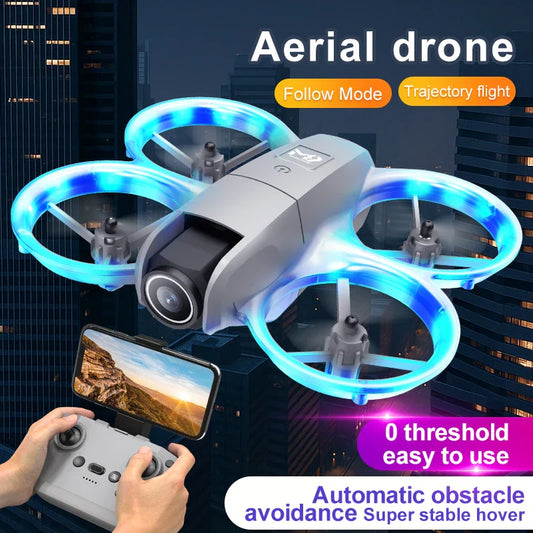 Remote-controlled drone, high-definition dual camera, intelligent positioning, 2.4-inch display screen, multiple operations
