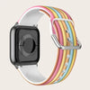 Apple Watch Silicone Strap - Colorful Floral Pattern Band