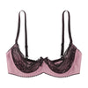 Lace Underwire Half-Cup Balconette Bra