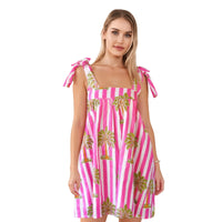 Women s Boho Floral Print Spaghetti Strap Maxi Dress with Ruffle Hem for Summer Vacation Beach Party Casual Wear