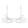 Lace Underwire Half-Cup Push-Up Bra