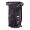Apple Watch Silicone Band - Floral Engraved - Stylish Design