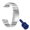 Garmin Stainless Steel Band - Premium QuickFit Strap