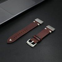 Garmin Leather Soft Strap - Premium Comfort Band