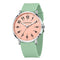 green silver pink