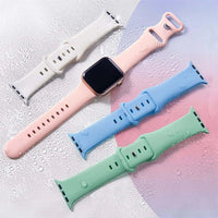 Apple Watch Silicone Band - Soft Waterproof Flexible Strap