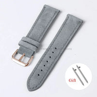 Motorola Moto Vintage Suede Leather Quick Release Watch Band Strap