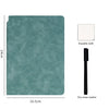 A5 Reusable Whiteboard Notebook Set With Whiteboard Pen Erasing Cloth Leather Memo Pad Weekly Planner Portable Stylish Office