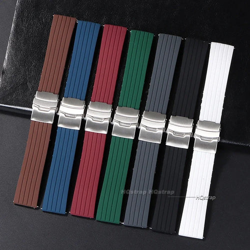 Amazfit Silicone Watch Strap with Deployment Buckle - Replacement Band