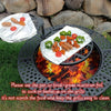 36 Inch Three in One Fire Pit with 2 Grills, Outdoor Wood Burning Fire Pit with Cover, Matchstick, and Circular Waterproof Cover