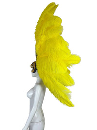 The Stardust Zenith – Premium Feathered Carnival & Samba Crown Headdress