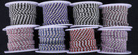 The Stardust Pearl Stream – Premium Silver Base Glass Rhinestone & ABS Pearl Cup Chain Trim