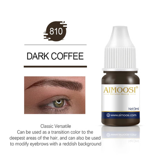 Tattoo Ink Nano Pigment Milkly Colors For Semi Permanent MakeUp Sets Tint Eyebrow Eyeliner Lips Beauty 3ml Microblading Pigments