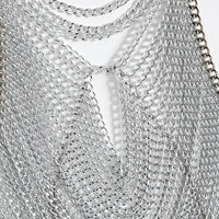 Crystal Chest Chain Body Harness Crop Top & Festival Party Jewelry