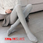 Winter Thicken Thermal Leggings 130g/330g Fleece Warm Women's Stockings High Waist Elastic Slim Sexy Legging Pantyhose 2024