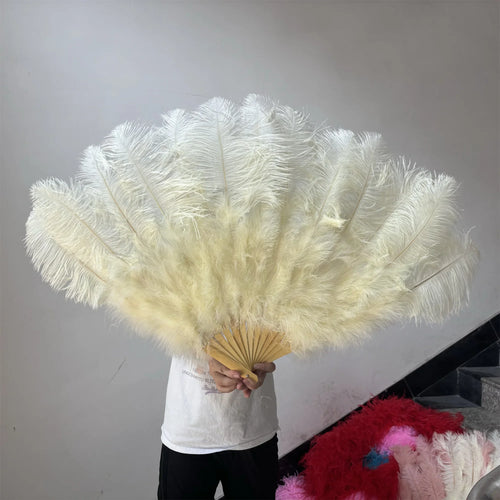 100CM Ostrich Feather Fans