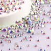1440PCS SS3-SS20 Mix Size Non-Hotfix Glass FlatBack Rhinestones
