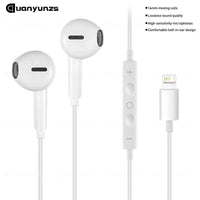 In Ear Earphones For Apple iPhone 16 15  14 13 12 11 Stereo Sound Wired Earbud Bluetooth-compatible Headset 3.5mm For all phone