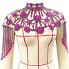 Rhinestone Necklace Shoulder Tassel Body Jewelry